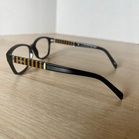 Fendi F1047 001 Eyeglasses Black Frames Full Rim 52-16-135 Italy main image 7